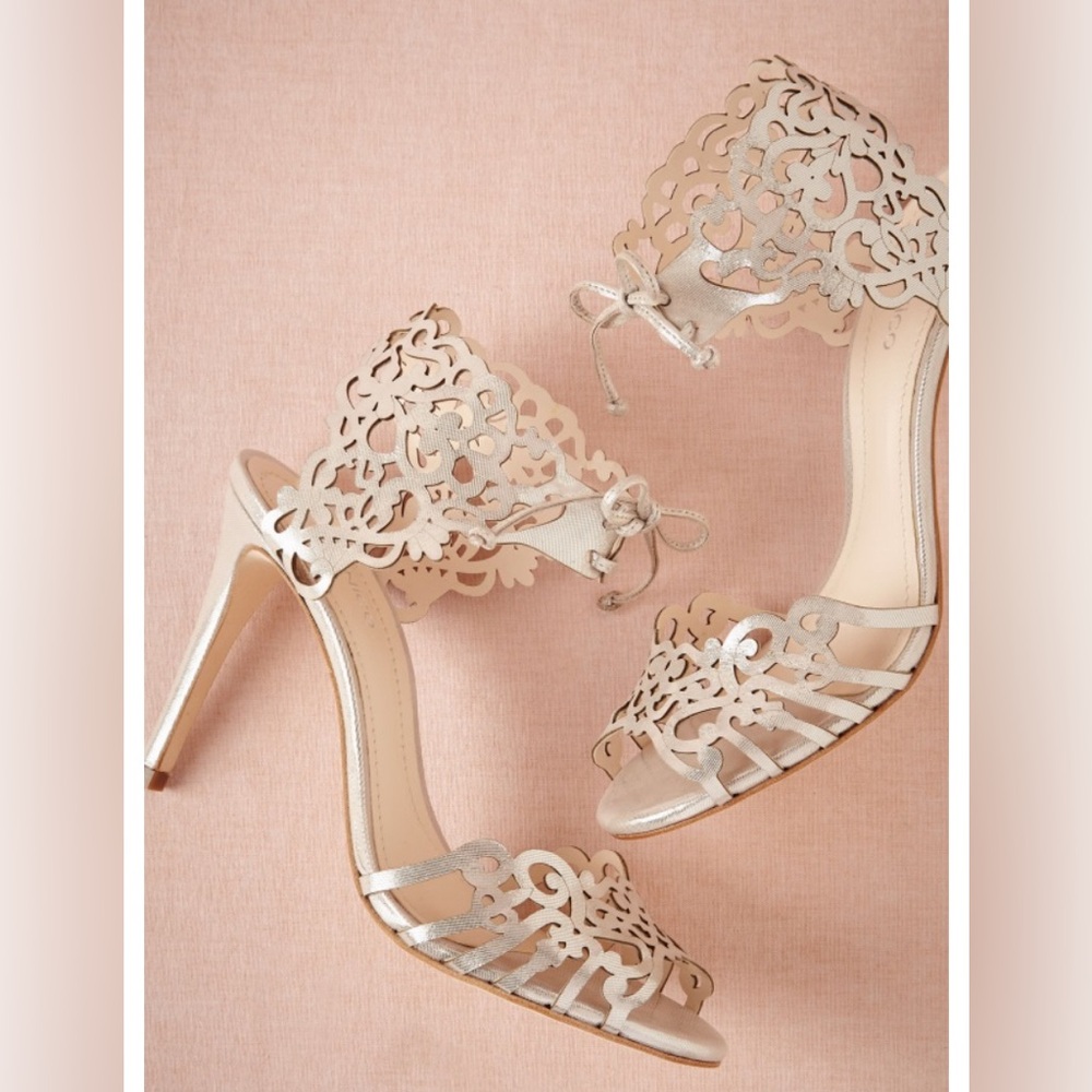 BHLDN Klub Nico Moxie Laser Cutout Leather Heels